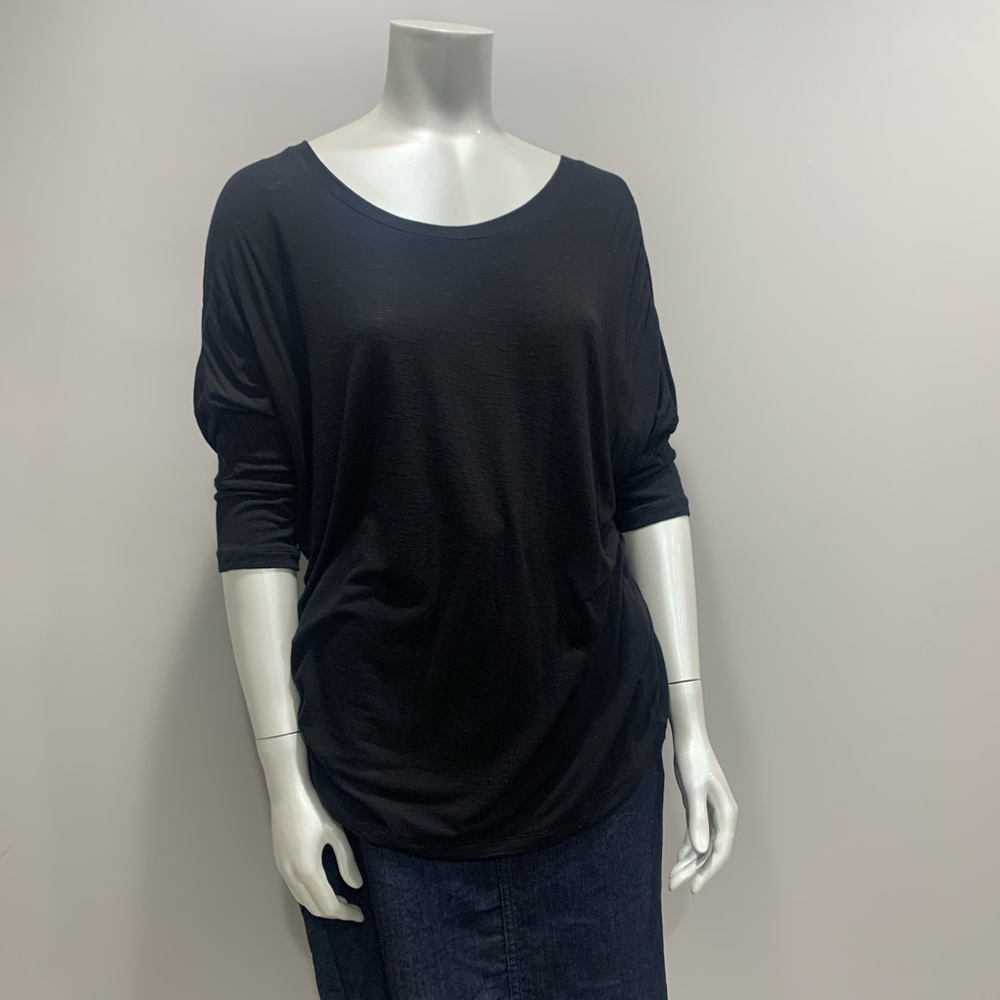 Philosophy Dolman Sleeve Black Top